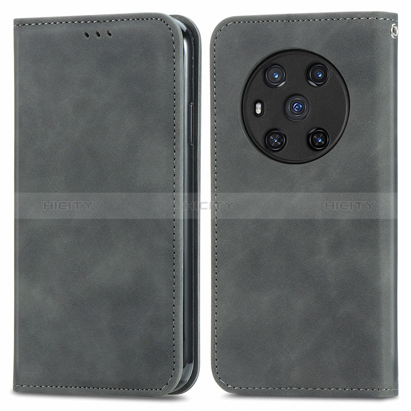 Funda de Cuero Cartera con Soporte Carcasa S04D para Huawei Honor Magic3 5G