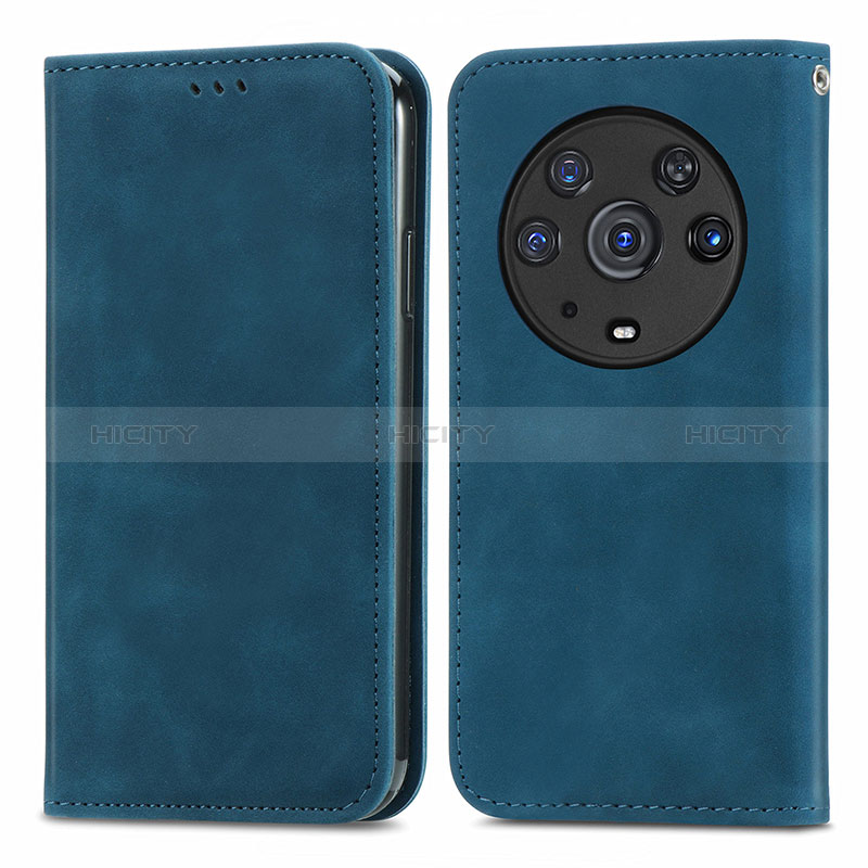 Funda de Cuero Cartera con Soporte Carcasa S04D para Huawei Honor Magic3 Pro 5G