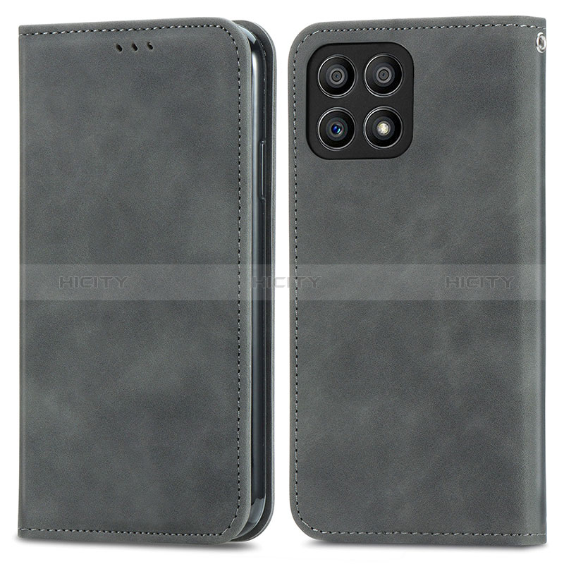 Funda de Cuero Cartera con Soporte Carcasa S04D para Huawei Honor X30i