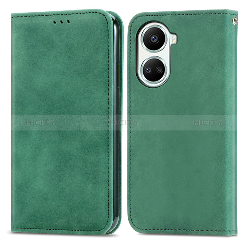 Funda de Cuero Cartera con Soporte Carcasa S04D para Huawei Nova 10 SE