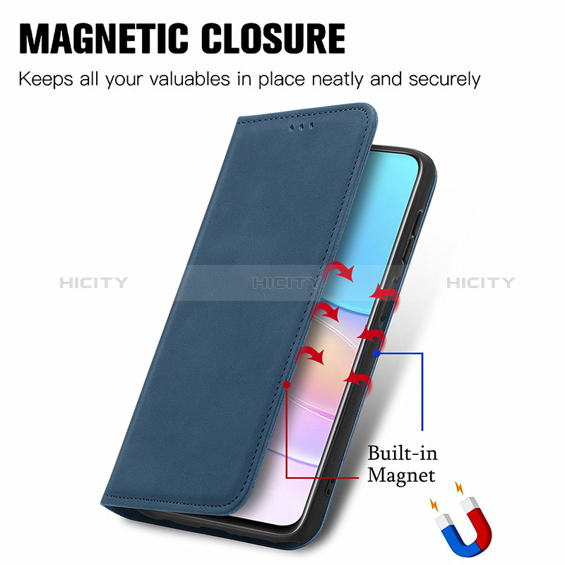 Funda de Cuero Cartera con Soporte Carcasa S04D para Huawei Nova 8i