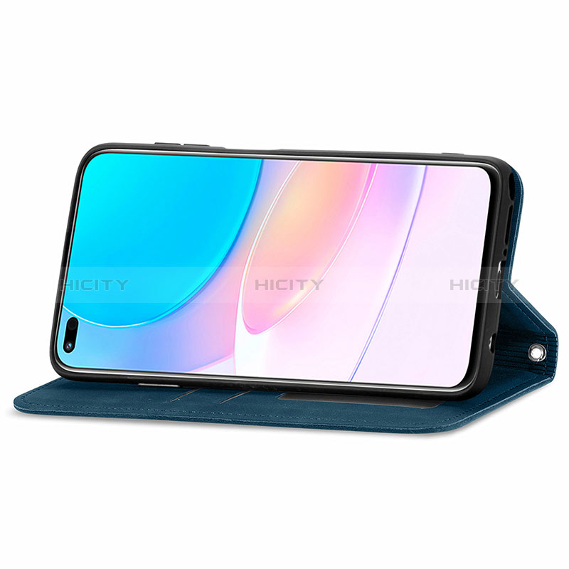 Funda de Cuero Cartera con Soporte Carcasa S04D para Huawei Nova 8i