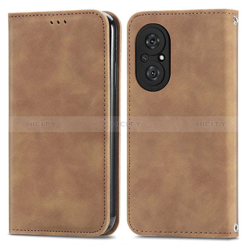 Funda de Cuero Cartera con Soporte Carcasa S04D para Huawei Nova 9 SE