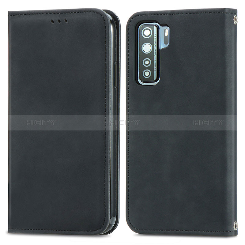 Funda de Cuero Cartera con Soporte Carcasa S04D para Huawei P40 Lite 5G