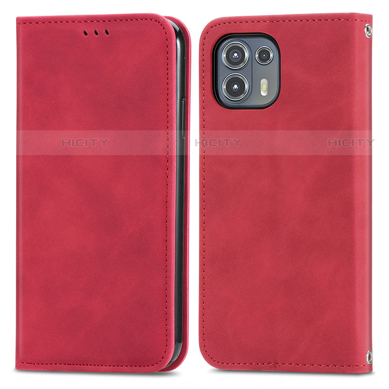 Funda de Cuero Cartera con Soporte Carcasa S04D para Motorola Moto Edge 20 Lite 5G