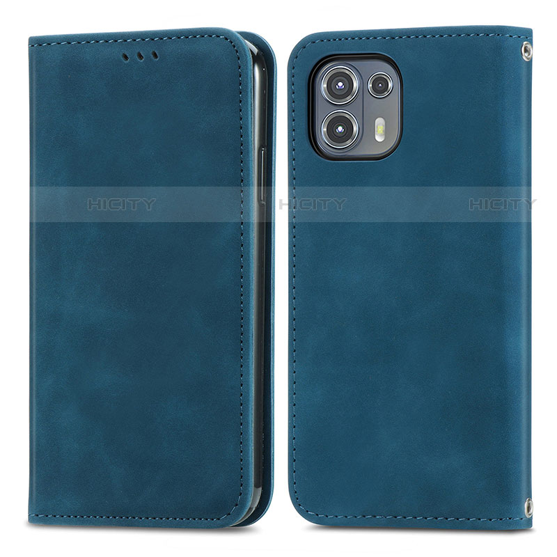 Funda de Cuero Cartera con Soporte Carcasa S04D para Motorola Moto Edge 20 Lite 5G