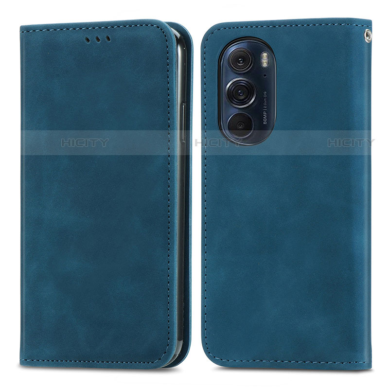 Funda de Cuero Cartera con Soporte Carcasa S04D para Motorola Moto Edge X30 5G