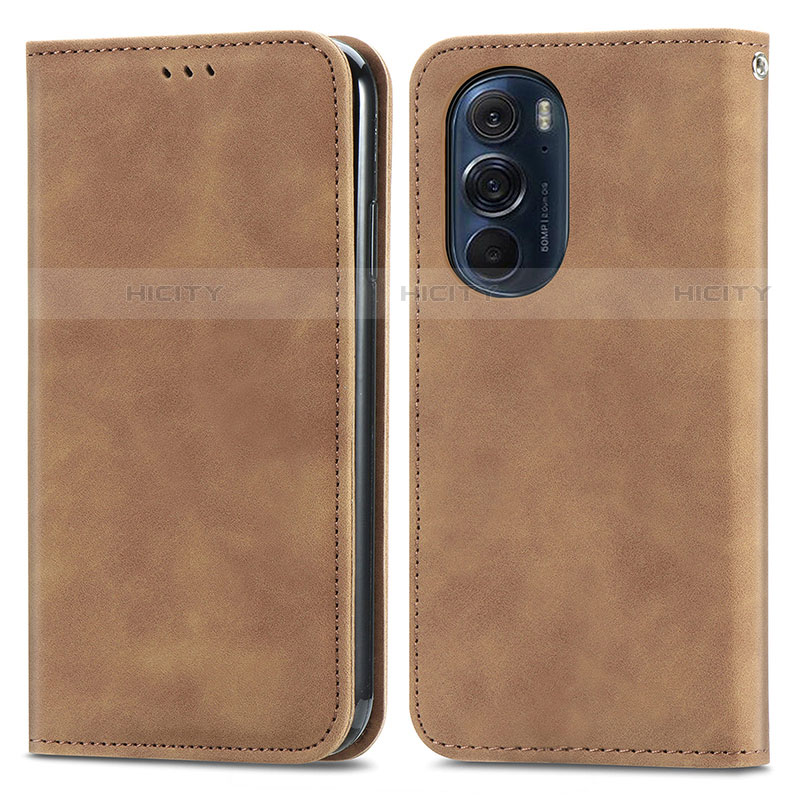 Funda de Cuero Cartera con Soporte Carcasa S04D para Motorola Moto Edge X30 5G