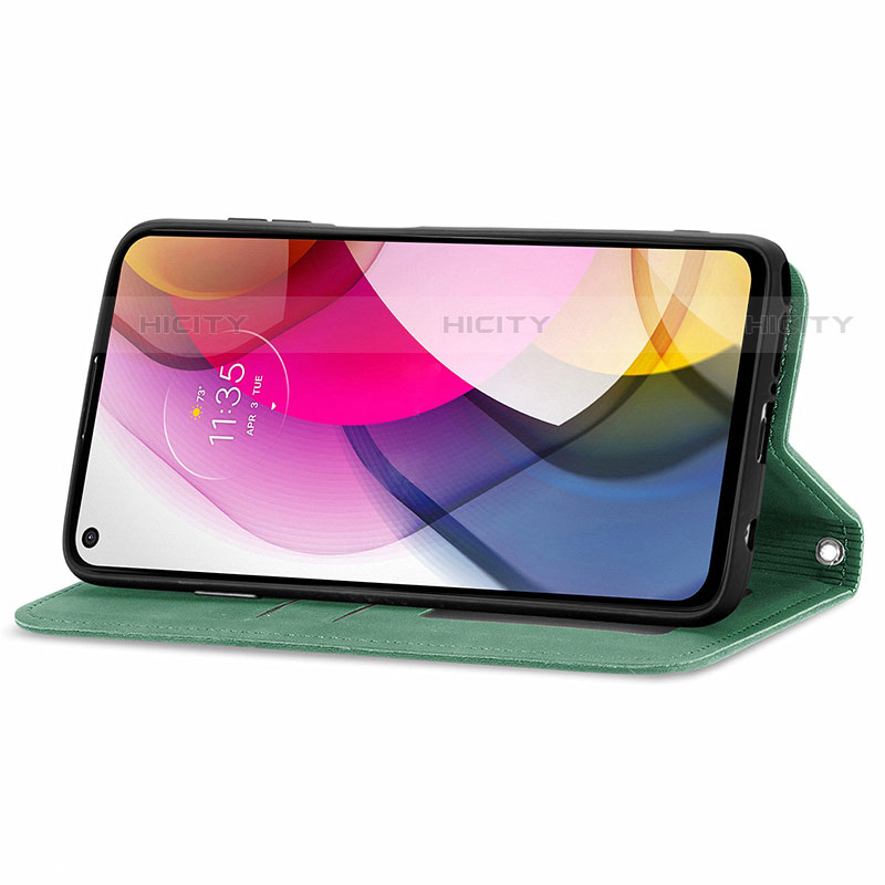 Funda de Cuero Cartera con Soporte Carcasa S04D para Motorola Moto G Stylus (2021)