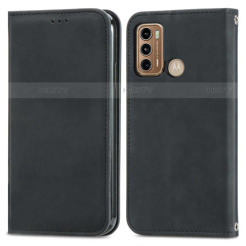 Funda de Cuero Cartera con Soporte Carcasa S04D para Motorola Moto G40 Fusion