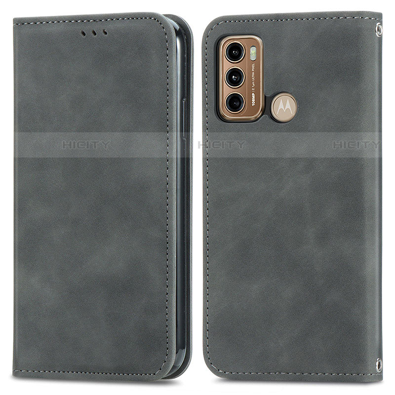 Funda de Cuero Cartera con Soporte Carcasa S04D para Motorola Moto G40 Fusion