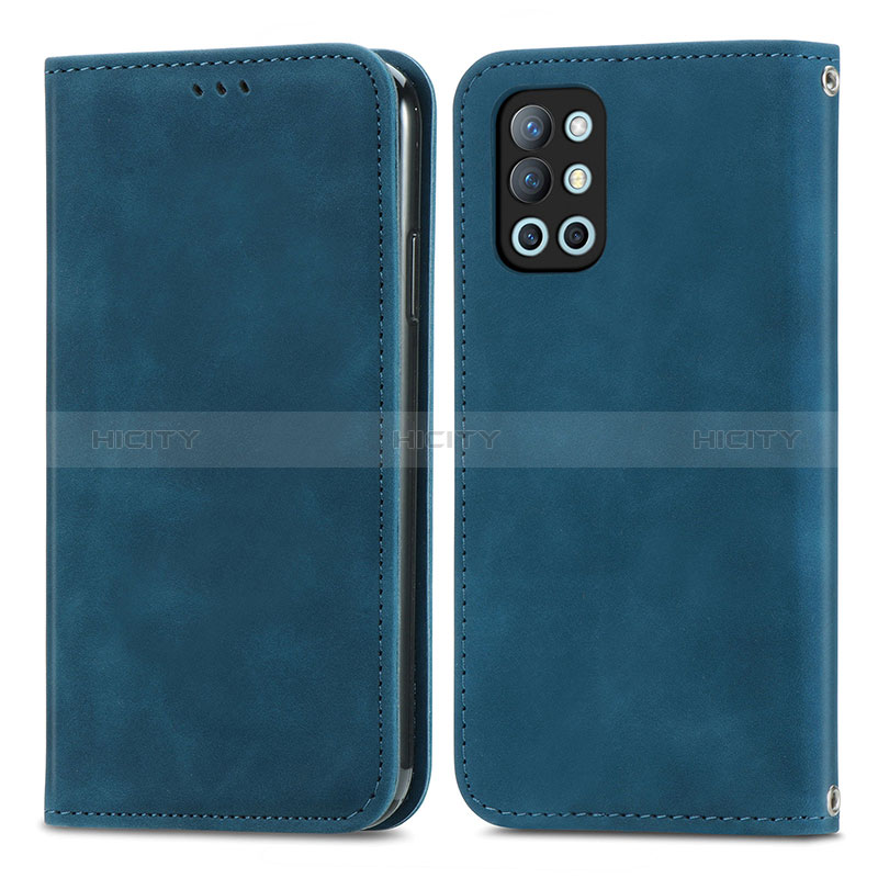 Funda de Cuero Cartera con Soporte Carcasa S04D para OnePlus 9R 5G