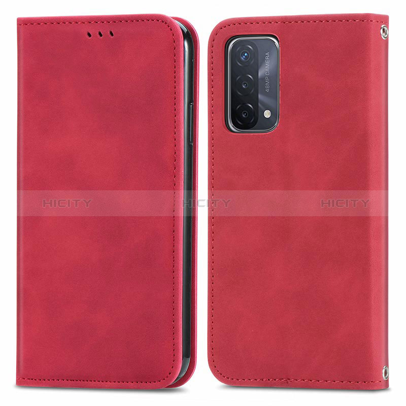 Funda de Cuero Cartera con Soporte Carcasa S04D para Oppo A54 5G