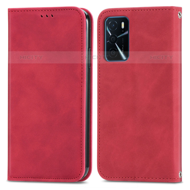 Funda de Cuero Cartera con Soporte Carcasa S04D para Oppo A54s