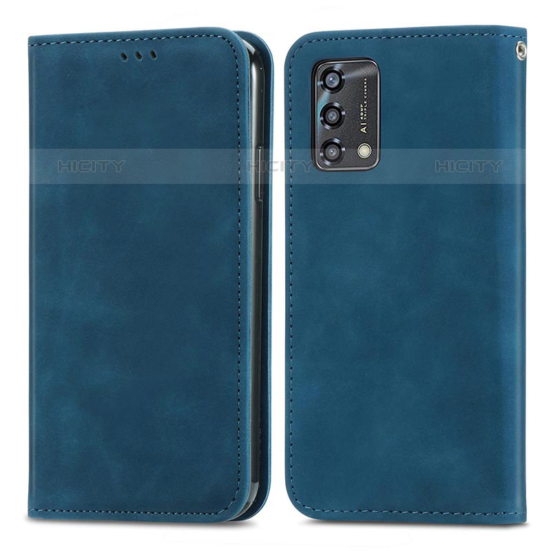 Funda de Cuero Cartera con Soporte Carcasa S04D para Oppo A74 4G