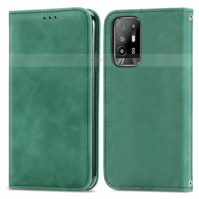 Funda de Cuero Cartera con Soporte Carcasa S04D para Oppo A95 5G