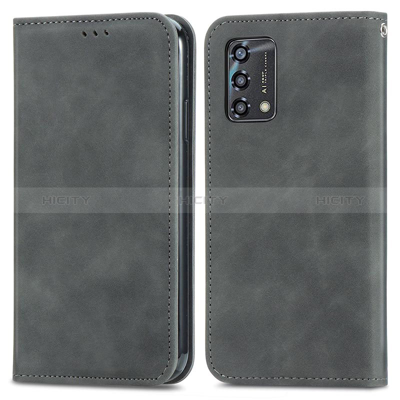 Funda de Cuero Cartera con Soporte Carcasa S04D para Oppo F19