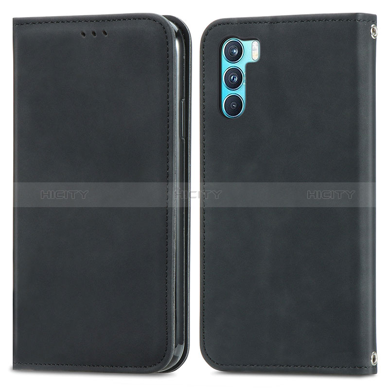 Funda de Cuero Cartera con Soporte Carcasa S04D para Oppo K9 Pro 5G