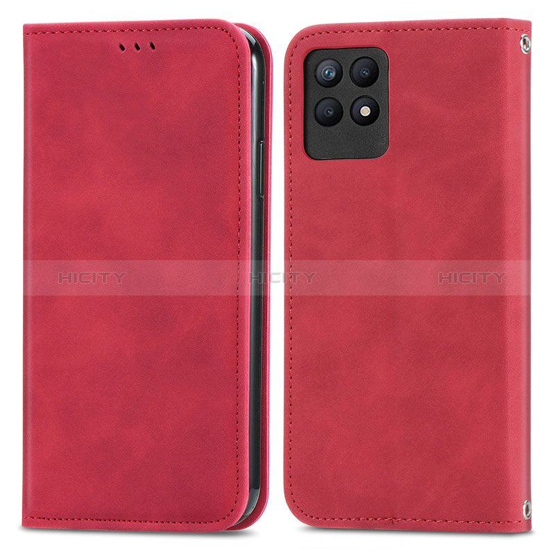 Funda de Cuero Cartera con Soporte Carcasa S04D para Realme 8i