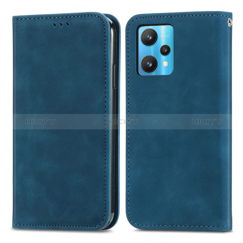 Funda de Cuero Cartera con Soporte Carcasa S04D para Realme 9 5G