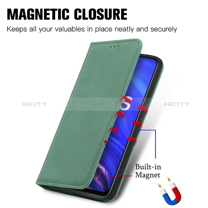 Funda de Cuero Cartera con Soporte Carcasa S04D para Realme 9 SE 5G