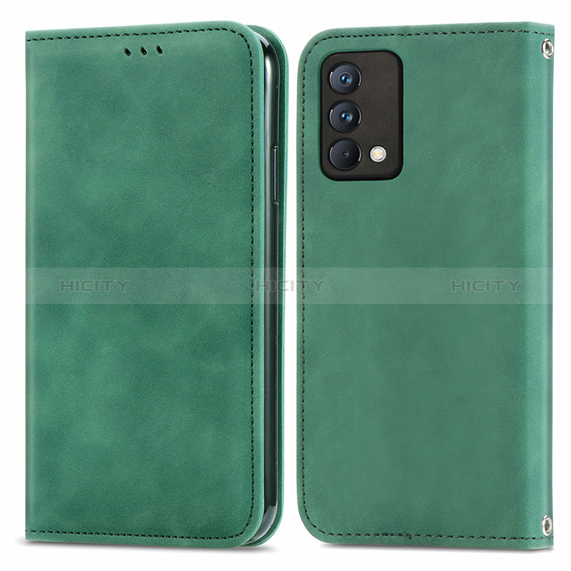 Funda de Cuero Cartera con Soporte Carcasa S04D para Realme GT Master 5G