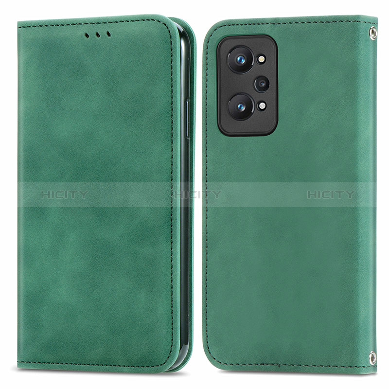 Funda de Cuero Cartera con Soporte Carcasa S04D para Realme GT Neo2 5G