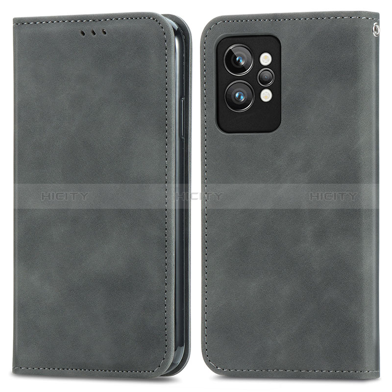 Funda de Cuero Cartera con Soporte Carcasa S04D para Realme GT2 Pro 5G