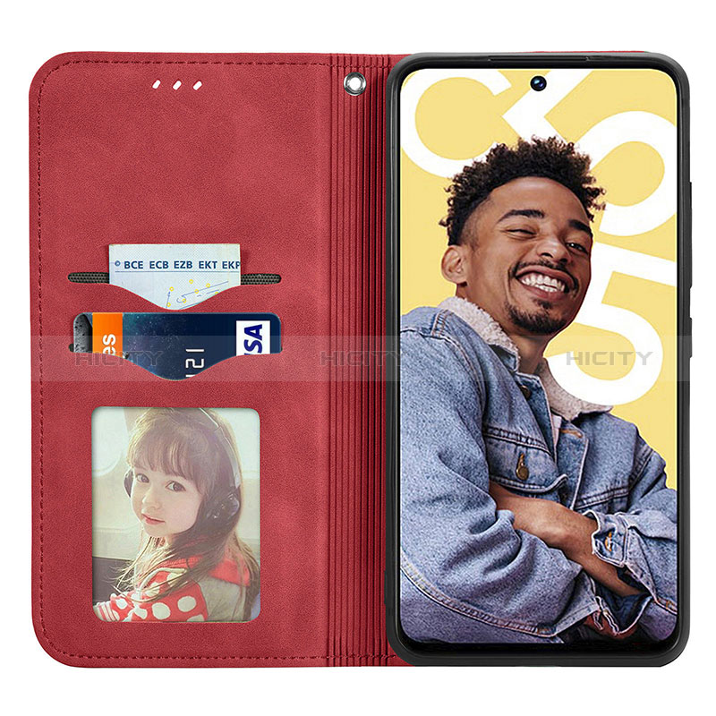 Funda de Cuero Cartera con Soporte Carcasa S04D para Realme Narzo N55