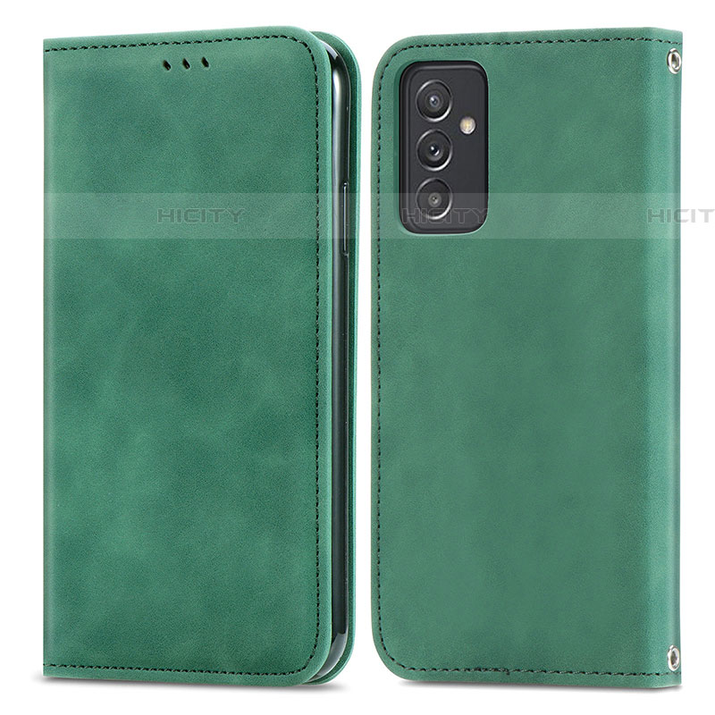 Funda de Cuero Cartera con Soporte Carcasa S04D para Samsung Galaxy A05s Verde