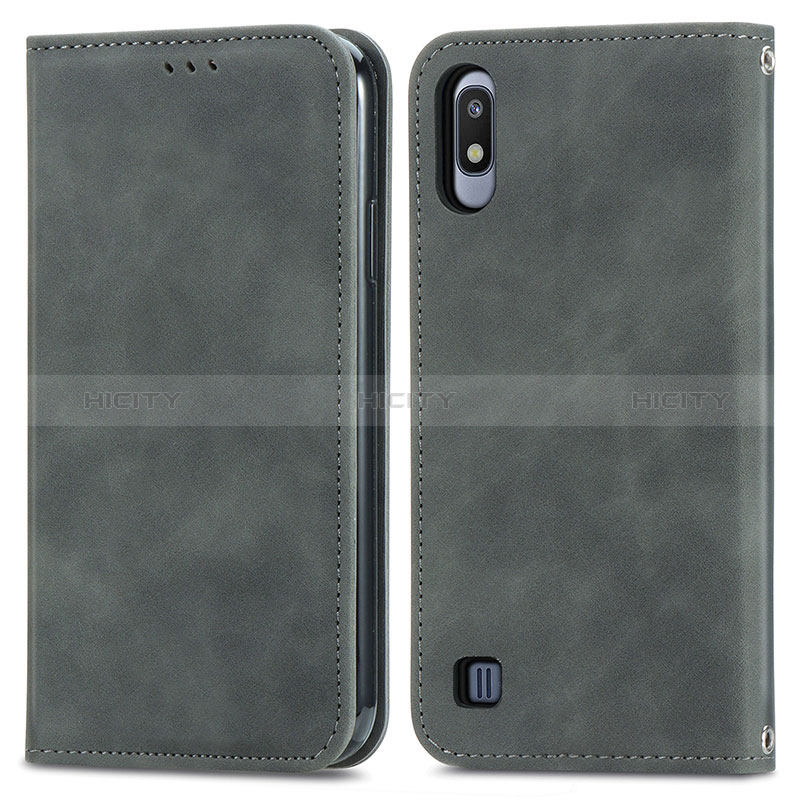 Funda de Cuero Cartera con Soporte Carcasa S04D para Samsung Galaxy A10