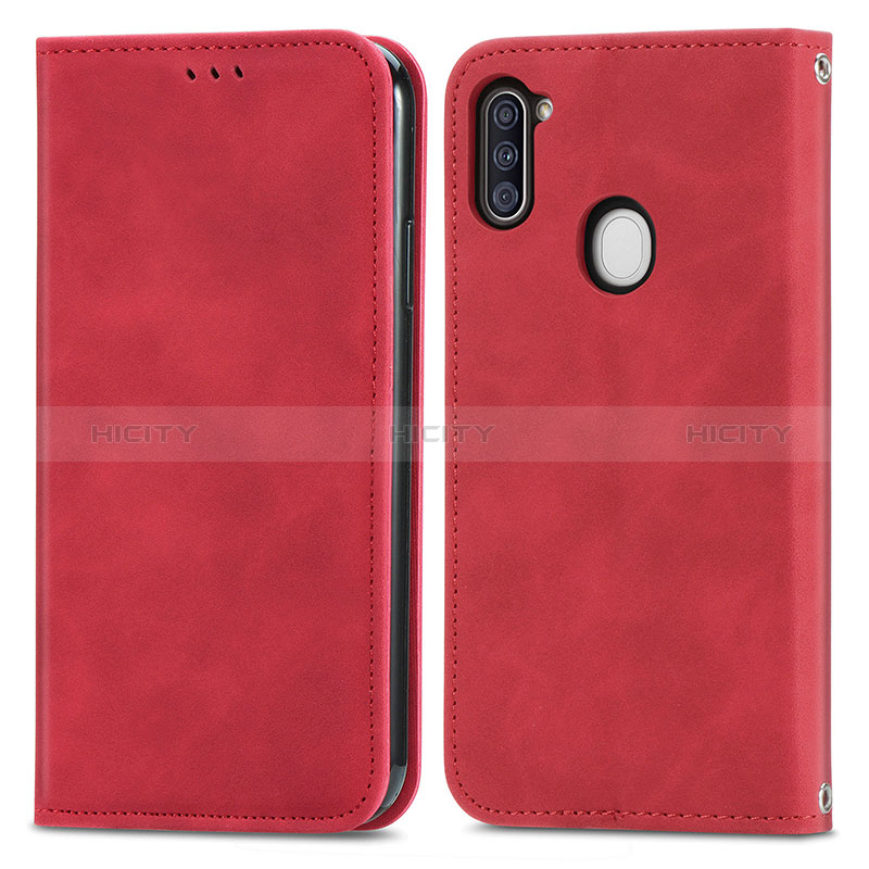 Funda de Cuero Cartera con Soporte Carcasa S04D para Samsung Galaxy A11