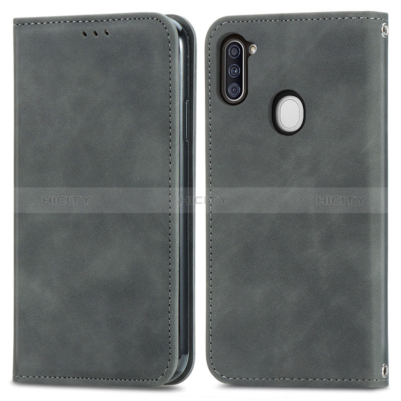 Funda de Cuero Cartera con Soporte Carcasa S04D para Samsung Galaxy A11