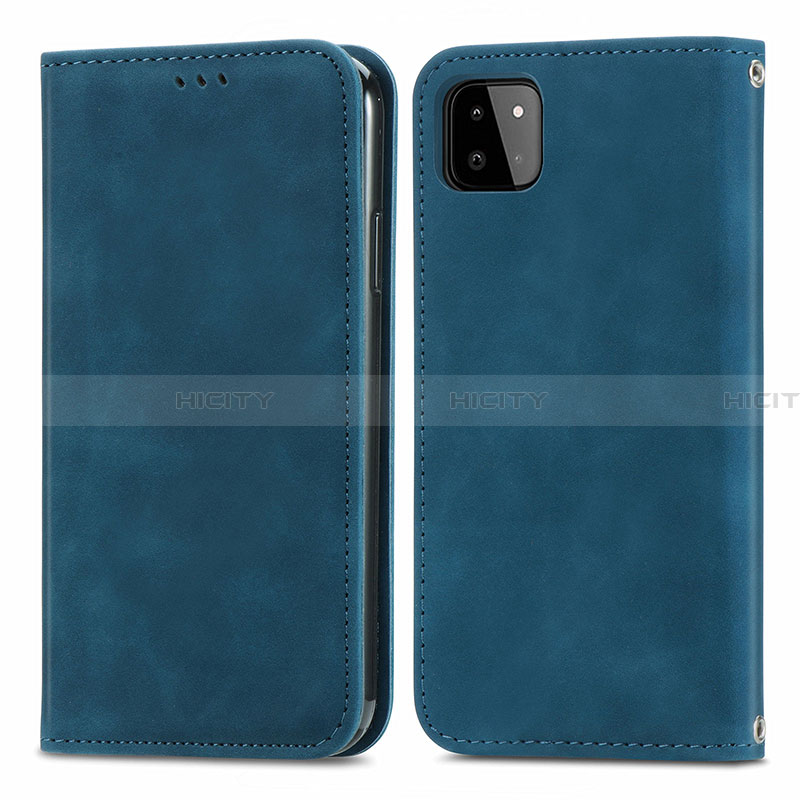 Funda de Cuero Cartera con Soporte Carcasa S04D para Samsung Galaxy A22 5G