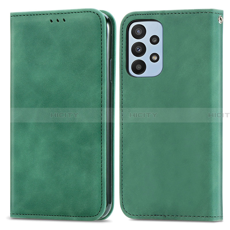 Funda de Cuero Cartera con Soporte Carcasa S04D para Samsung Galaxy A23 4G