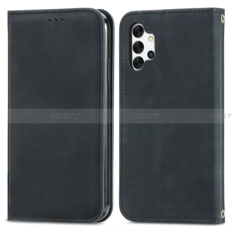 Funda de Cuero Cartera con Soporte Carcasa S04D para Samsung Galaxy A32 4G