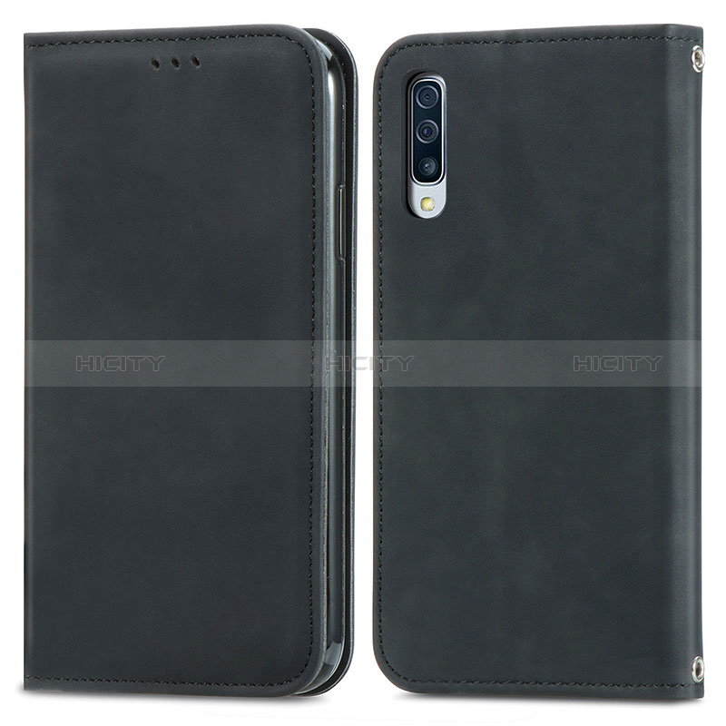 Funda de Cuero Cartera con Soporte Carcasa S04D para Samsung Galaxy A50