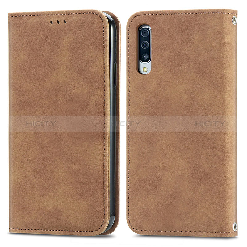 Funda de Cuero Cartera con Soporte Carcasa S04D para Samsung Galaxy A50S