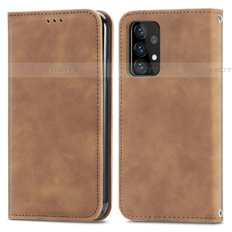 Funda de Cuero Cartera con Soporte Carcasa S04D para Samsung Galaxy A52 5G