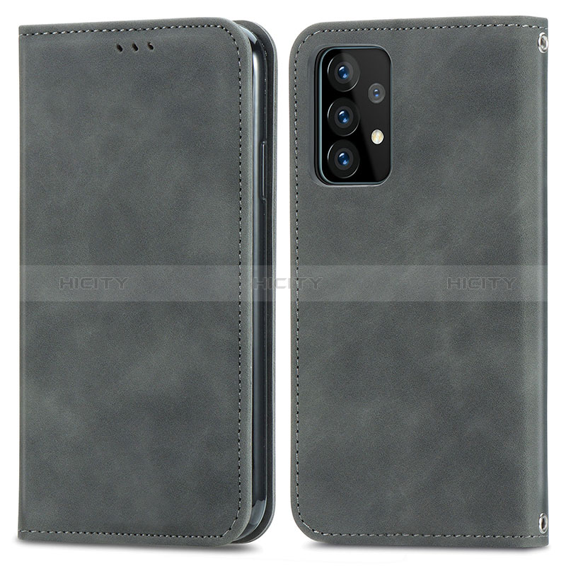 Funda de Cuero Cartera con Soporte Carcasa S04D para Samsung Galaxy A52s 5G