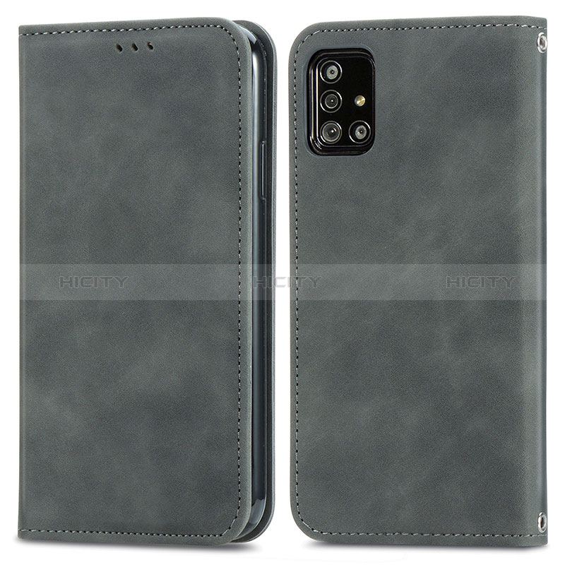 Funda de Cuero Cartera con Soporte Carcasa S04D para Samsung Galaxy A71 4G A715