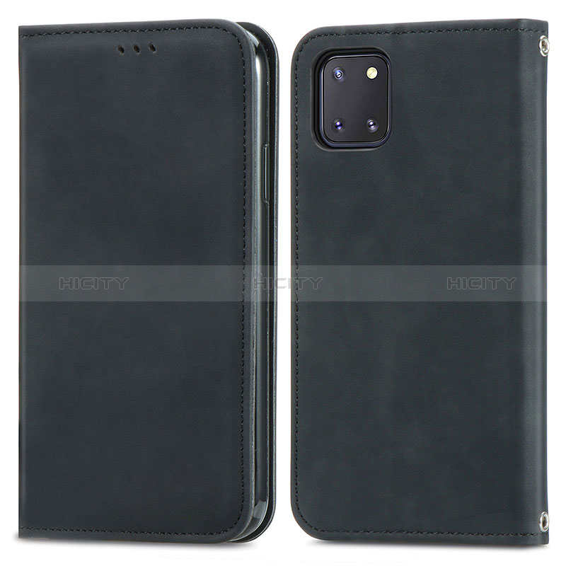 Funda de Cuero Cartera con Soporte Carcasa S04D para Samsung Galaxy A81