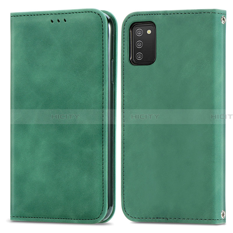 Funda de Cuero Cartera con Soporte Carcasa S04D para Samsung Galaxy F02S SM-E025F