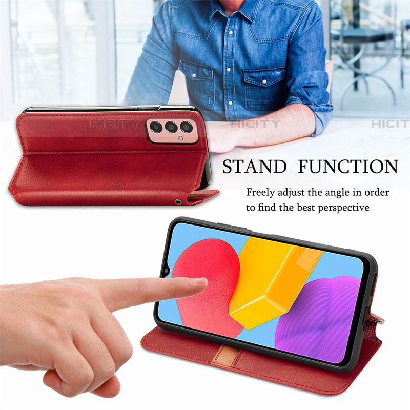 Funda de Cuero Cartera con Soporte Carcasa S04D para Samsung Galaxy F13 4G