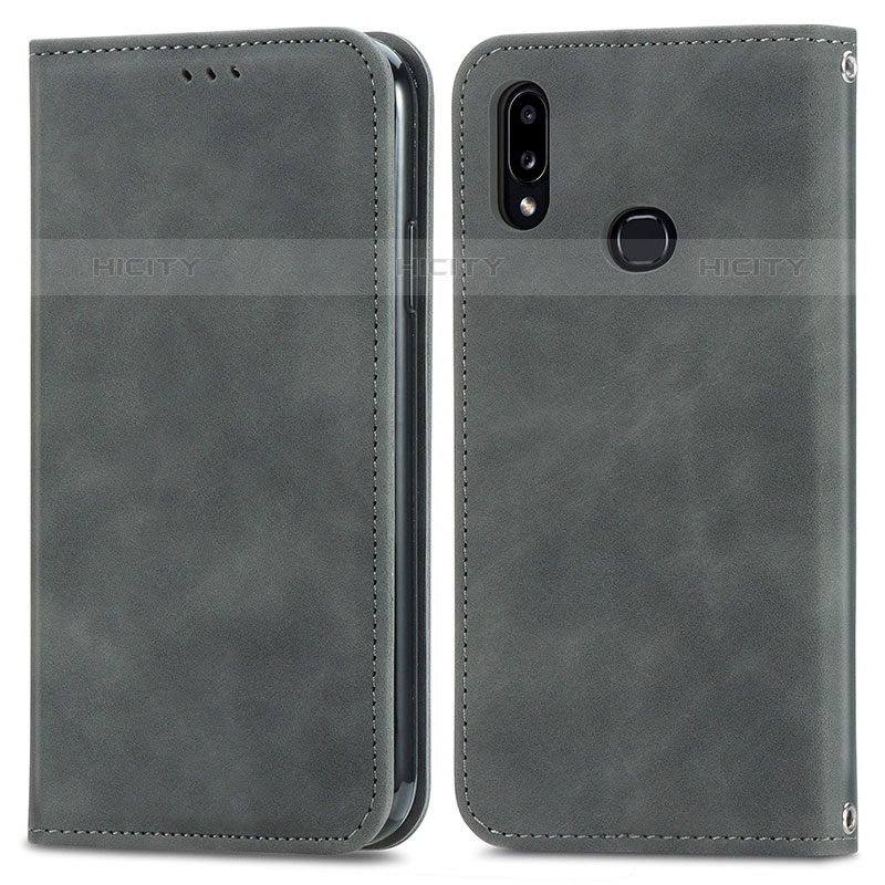 Funda de Cuero Cartera con Soporte Carcasa S04D para Samsung Galaxy M01s