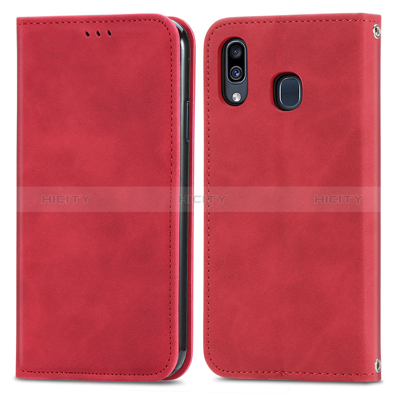 Funda de Cuero Cartera con Soporte Carcasa S04D para Samsung Galaxy M10S