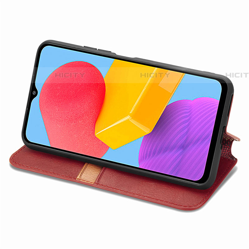 Funda de Cuero Cartera con Soporte Carcasa S04D para Samsung Galaxy M13 4G