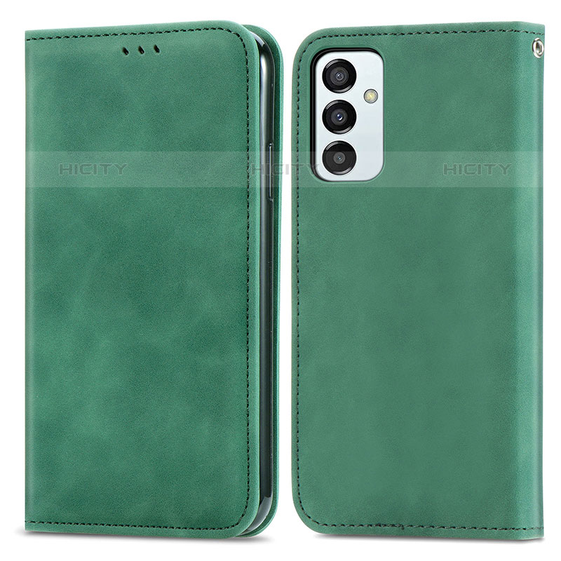 Funda de Cuero Cartera con Soporte Carcasa S04D para Samsung Galaxy M23 5G Verde