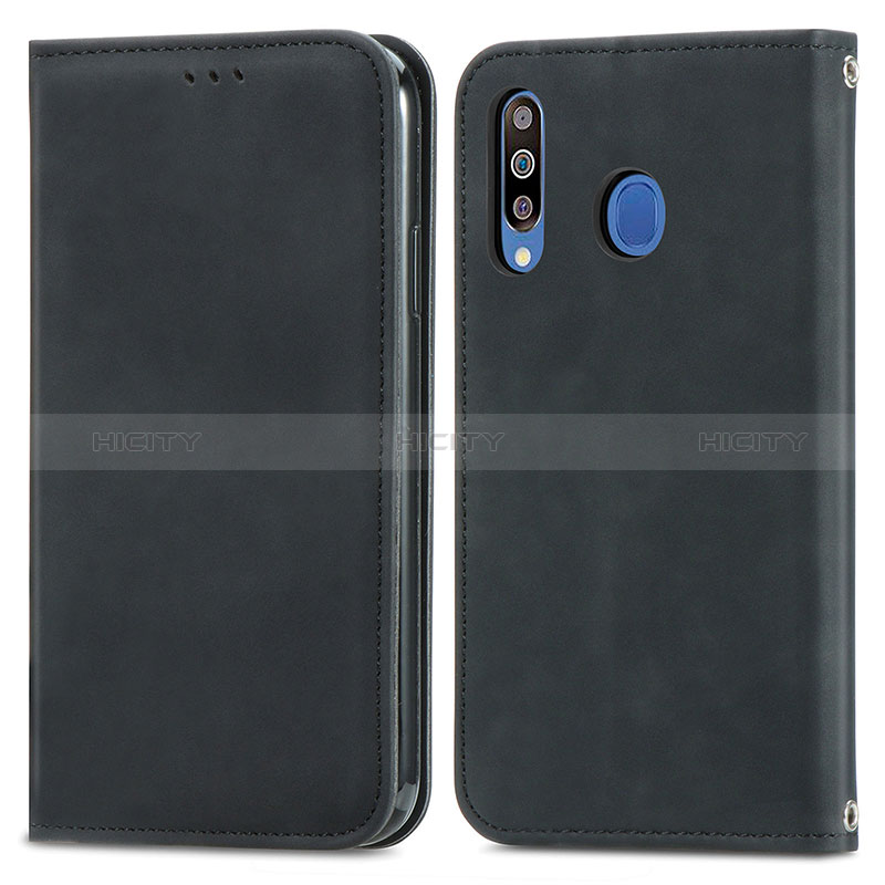 Funda de Cuero Cartera con Soporte Carcasa S04D para Samsung Galaxy M30