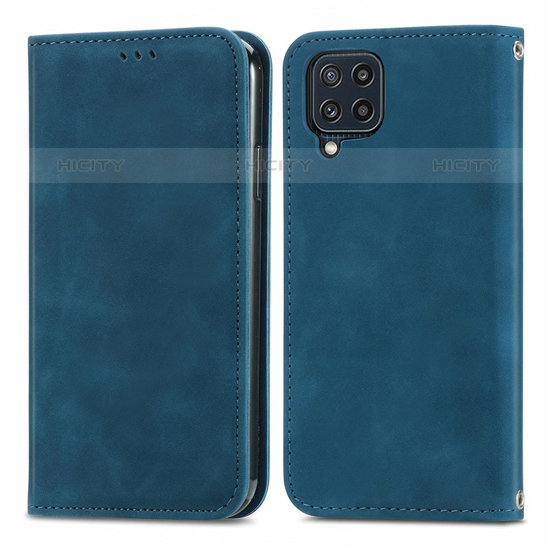 Funda de Cuero Cartera con Soporte Carcasa S04D para Samsung Galaxy M32 4G